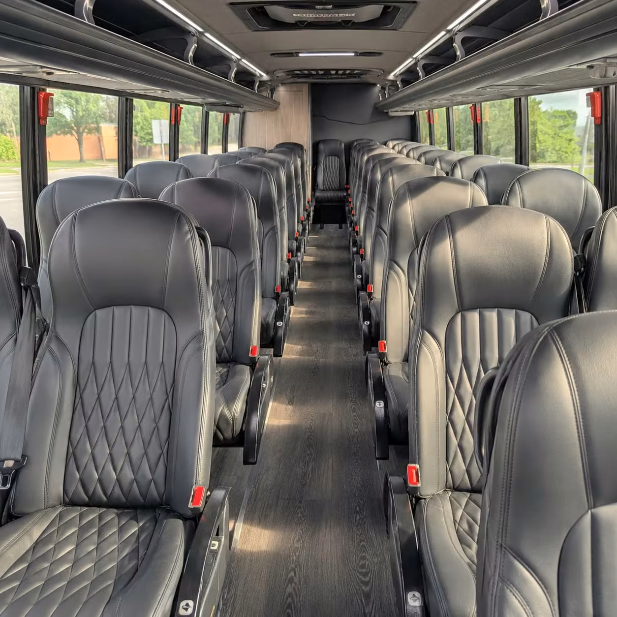 28 passenger minibus inside