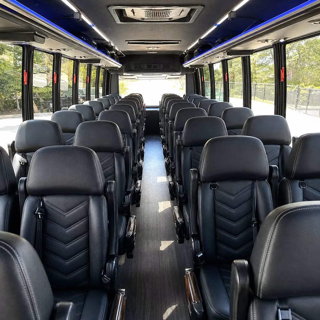 30 passenger minibus interior