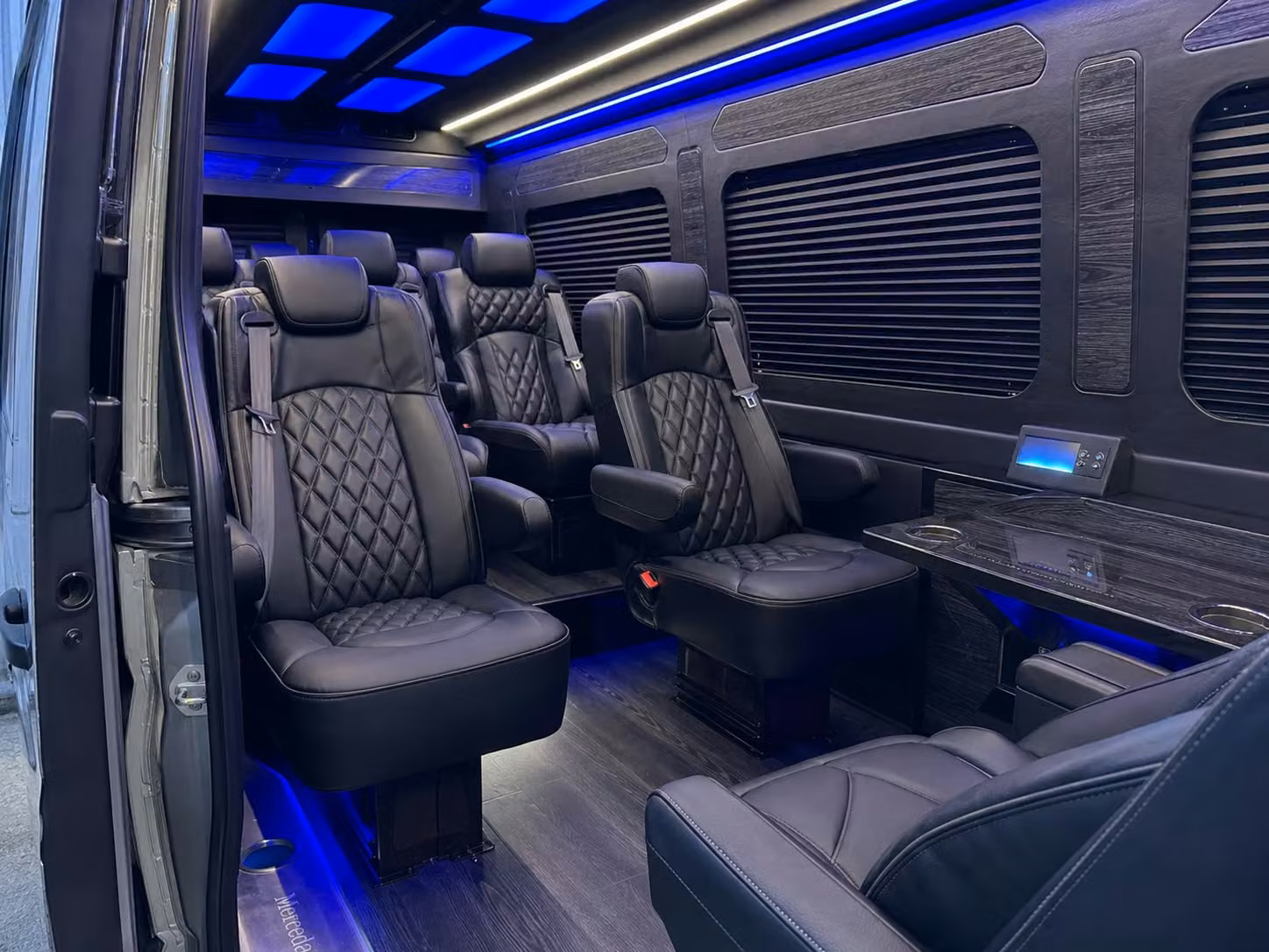 sprinter van transportation for groups and events across wilmington