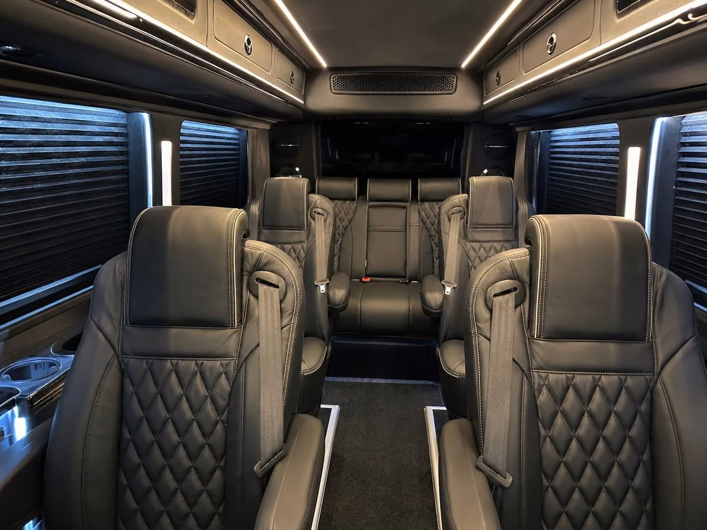 sprinter van with driver interior