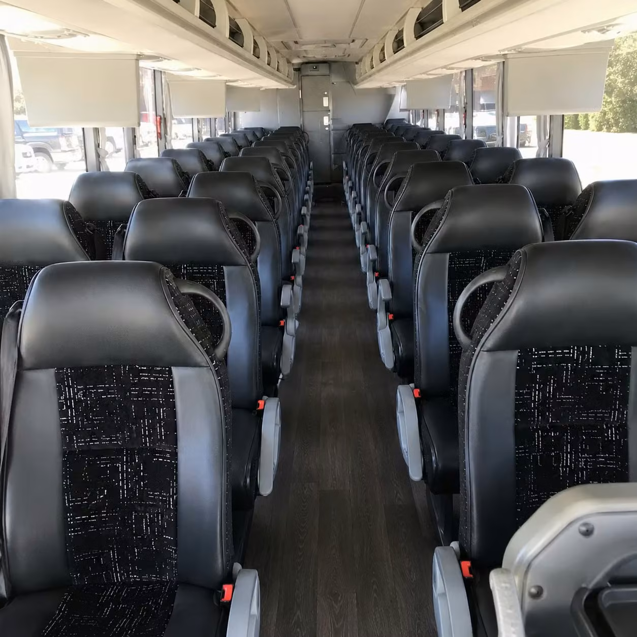 wilmington charter bus inside
