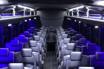 Wilmington Charter Bus Interior